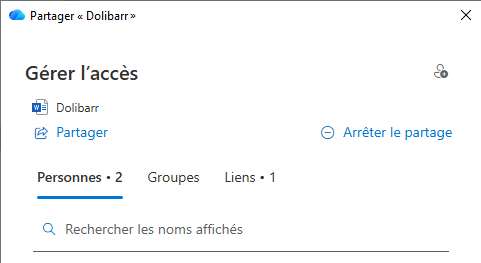 Ingenious Tech - OneDrive Menu Gérer