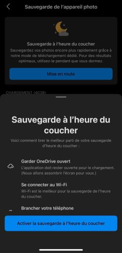 Ingenious Tech - OneDrive Sauvegarde à l'heure du coucher