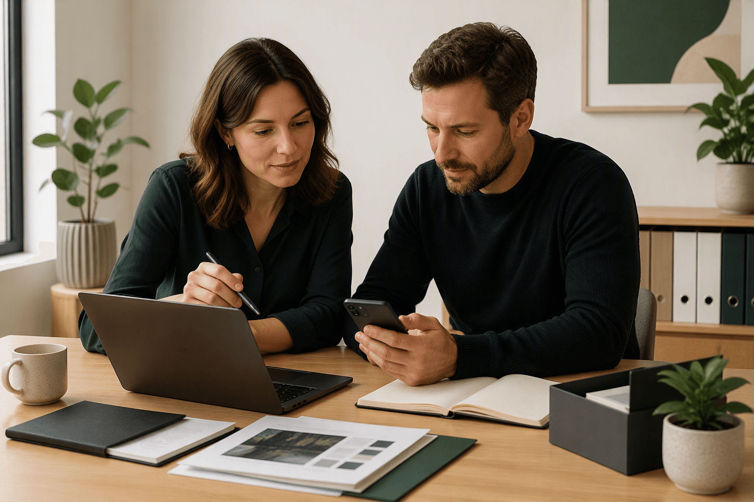 Consultation et partage de fichiers OneDrive depuis un ordinateur et un smartphone