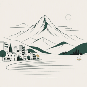 Illustration représentant la Suisse romande et les interventions sur site d’Ingenious Tech.