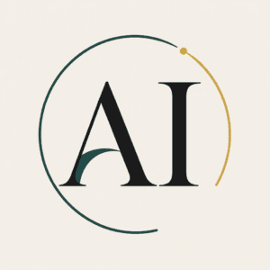 Illustration depicting the use of artificial intelligence to generate content, text, and professional visuals.
